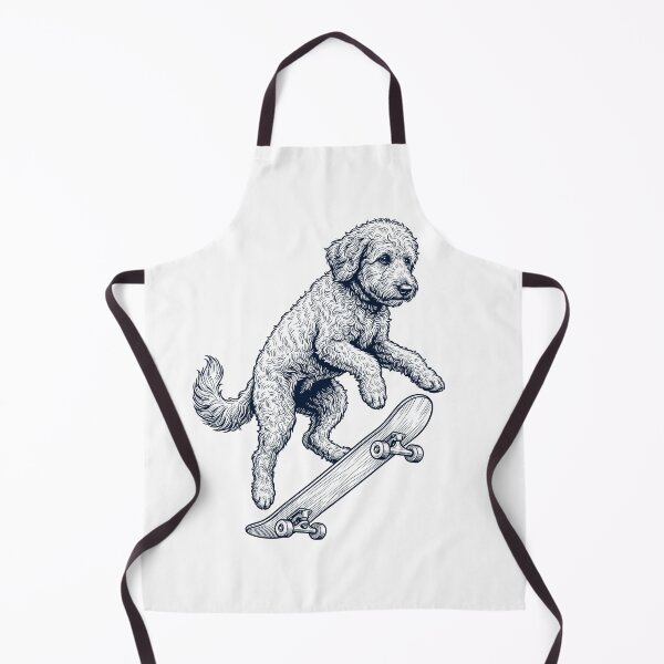 Item preview, Vintage Goldendoodle Skateboarding Skate Dog Dad Lover designed and sold by DoodleTortle.