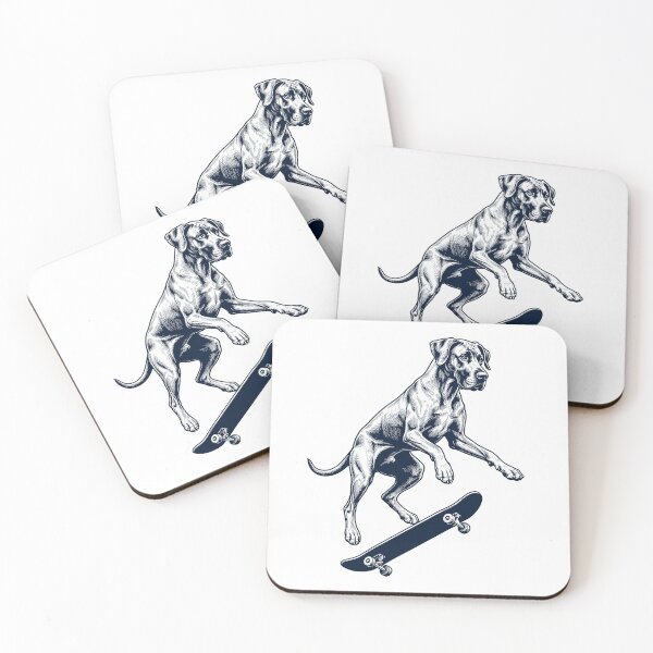 Item preview, Vintage Great Dane Skateboarding Skate Dog Dad Lover designed and sold by DoodleTortle.