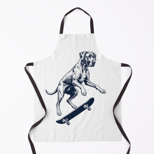 Artikelvorschau, Vintage Deutsche Dogge Skateboard fahrender Skate-Hunde-Papa-Liebhaber entworfen und verkauft von DoodleTortle.