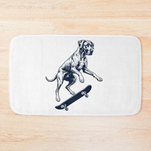 Item preview, Vintage Great Dane Skateboarding Skate Dog Dad Lover designed and sold by DoodleTortle.