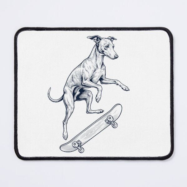 Item preview, Vintage Greyhound Skateboarding Skate Dog Dad Lover designed and sold by DoodleTortle.