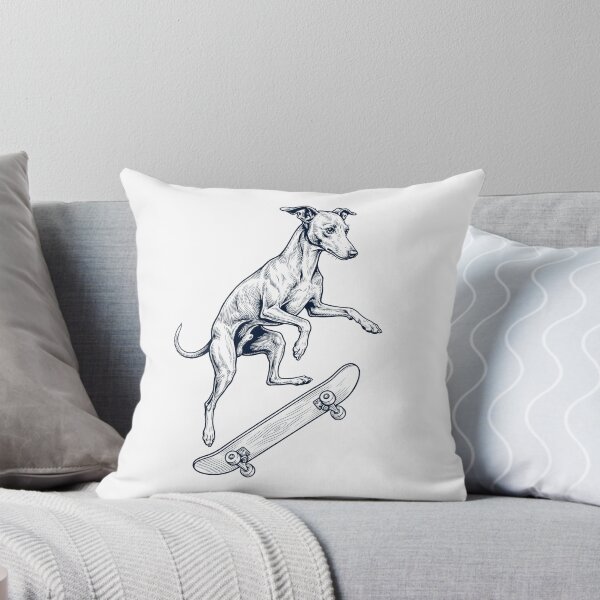 Item preview, Vintage Greyhound Skateboarding Skate Dog Dad Lover designed and sold by DoodleTortle.
