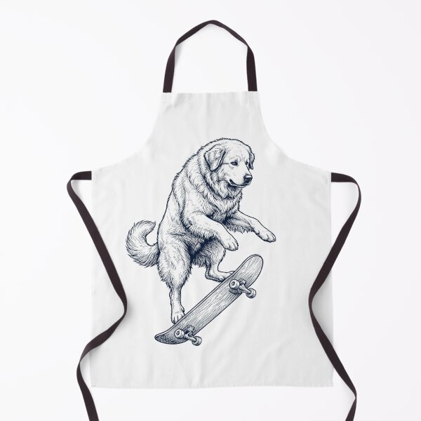 Item preview, Vintage Great Pyrenees Skateboarding Skate Dog Dad Lover designed and sold by DoodleTortle.