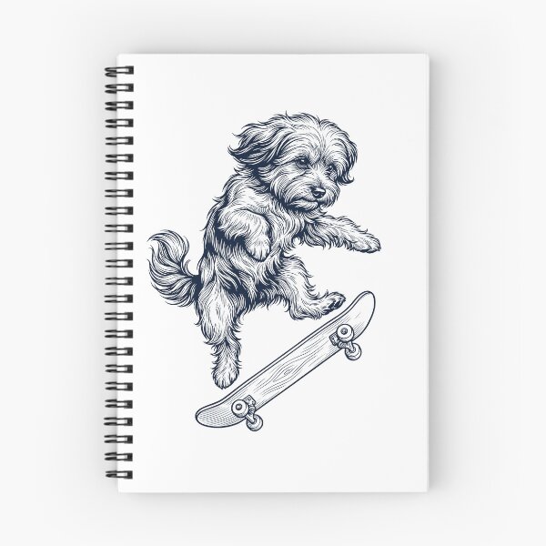 Item preview, Vintage Havanese Skateboarding Skate Dog Dad Lover designed and sold by DoodleTortle.