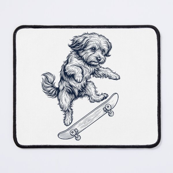 Item preview, Vintage Havanese Skateboarding Skate Dog Dad Lover designed and sold by DoodleTortle.