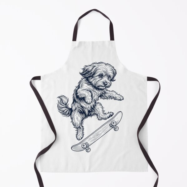 Item preview, Vintage Havanese Skateboarding Skate Dog Dad Lover designed and sold by DoodleTortle.