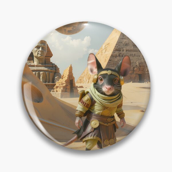 Item preview, Steampunk Desert Explorer Mouse – Ancient Egypt Fantasy Adventure designed and sold by nicky2342.