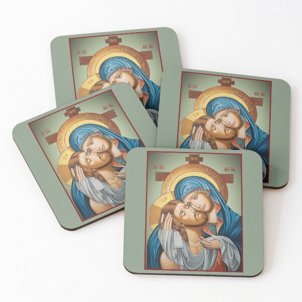 Item preview, icon of the Theotokos The Lamentation of Christ , Pietà , Pity designed and sold by orthodox-icon.