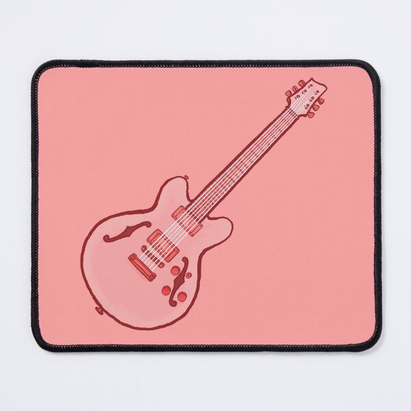 Item preview, Pink semi acoustic guitar designed and sold by ElectronicCloud.