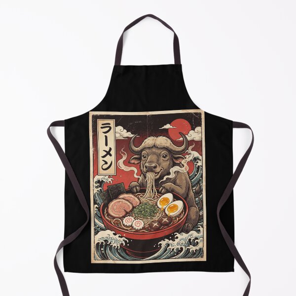 Item preview, Vintage Buffalo Ramen Japanese Kawaii Anime Animal Lover designed and sold by TerryConnells.