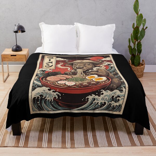 Item preview, Vintage Buffalo Ramen Japanese Kawaii Anime Animal Lover designed and sold by TerryConnells.