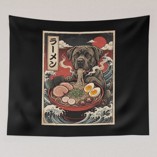 Artikelvorschau, Vintage Cane Corso Ramen Japanischer Kawaii Anime Hundeliebhaber entworfen und verkauft von TerryConnells.