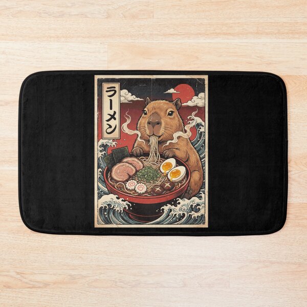 Item preview, Vintage Capybara Ramen Japanese Kawaii Anime Animal Lover designed and sold by TerryConnells.
