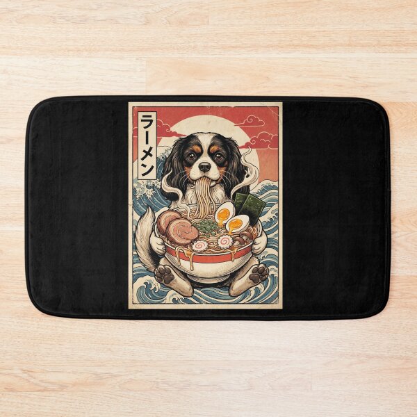 Item preview, Vintage Cavalier King Charles Spaniel Ramen Japanese Kawaii Anime Dog Lover designed and sold by TerryConnells.