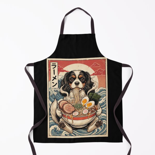Item preview, Vintage Cavalier King Charles Spaniel Ramen Japanese Kawaii Anime Dog Lover designed and sold by TerryConnells.