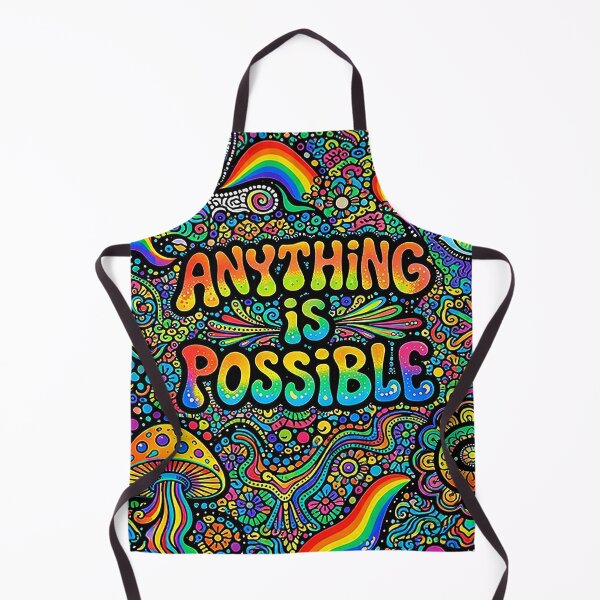 Item preview, Anything Is Possible Psychedelic Art – Trippy Colorful Boho Illustration designed and sold by SunnyIris.