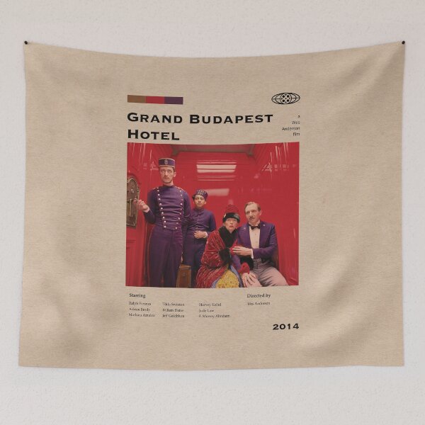 Item preview, Grand Budapest Hotel Minimalist Movie Poster designed and sold by Hasan Can Guler.