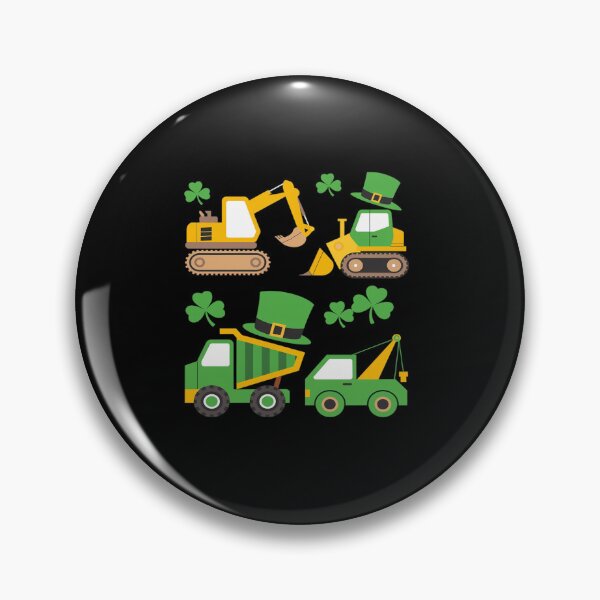 Item preview, Irish Construction Truck Crane Boys St Patricks Day designed and sold by RonnasJackson.