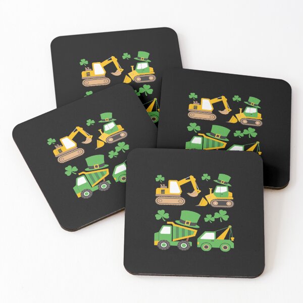 Item preview, Irish Construction Truck Crane Boys St Patricks Day designed and sold by RonnasJackson.