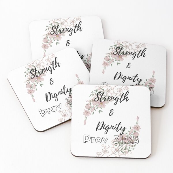 Item preview, Strength and Dignity Proverbs 31:25 designed and sold by immagymnast.
