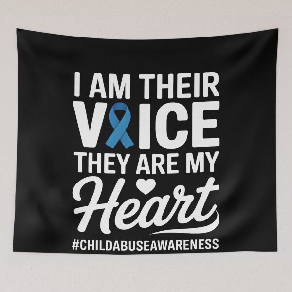 Item preview, I'm Their Voice Child Abuse Prevention Awareness Month  designed and sold by THREE LITTLE BEANS.