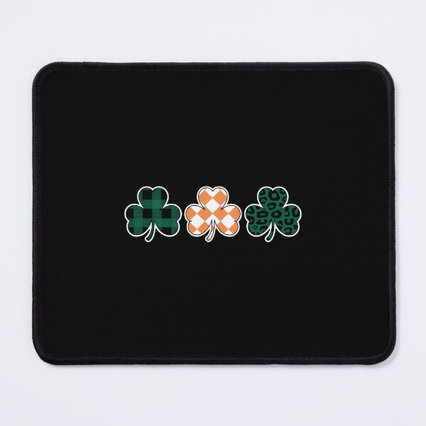 Item preview, St Patricks Day Plaid Leopard Green Shamrock designed and sold by papertaless.