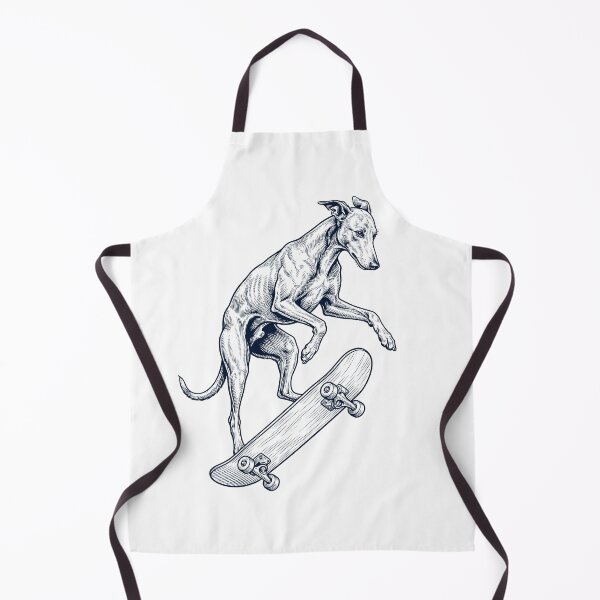 Item preview, Vintage Italian Greyhound Skateboarding Skate Dog Dad Lover designed and sold by DoodleTortle.