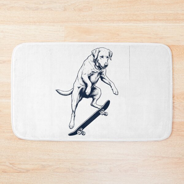 Item preview, Vintage Labrador Retriever Skateboarding Skate Dog Dad Lover designed and sold by DoodleTortle.