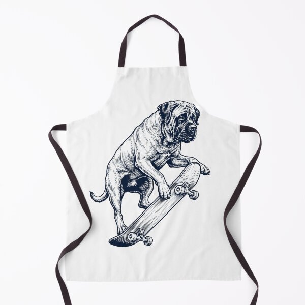 Item preview, Vintage Mastiff Skateboarding Skate Dog Dad Lover designed and sold by DoodleTortle.