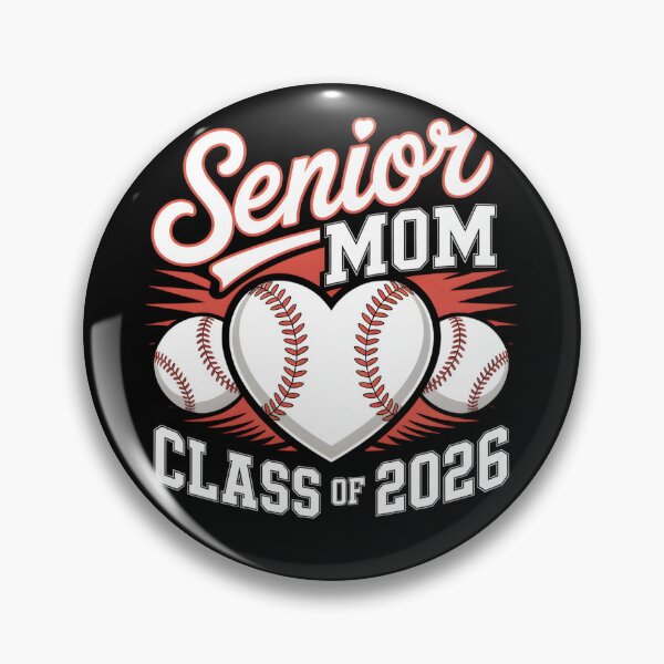 Item preview, Senior Mom Class of 2026 Softball Shirt – Proud Graduation Mom designed and sold by THREE LITTLE BEANS.