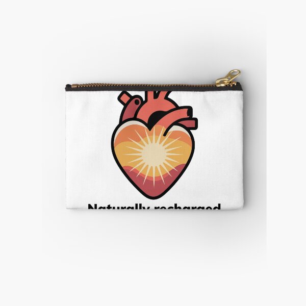 Item preview, Naturally Recharged Anatomical Heart Sunset Digital Detox designed and sold by PixelWaveBD.