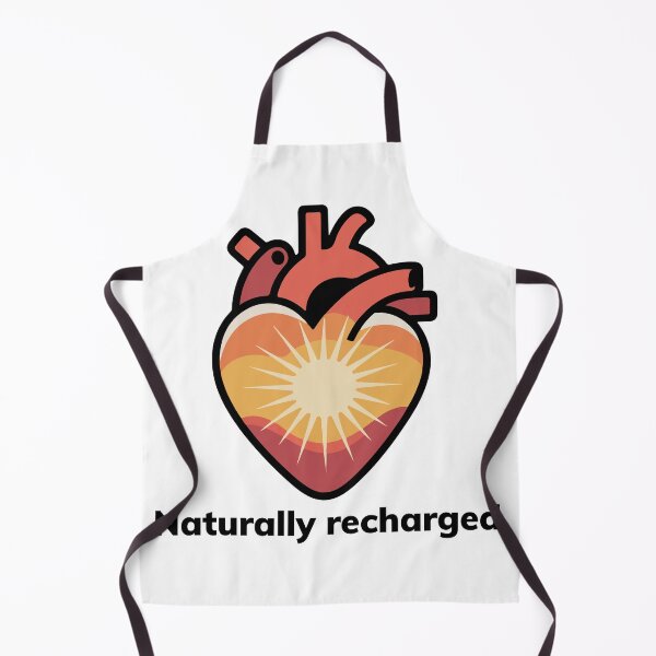 Item preview, Naturally Recharged Anatomical Heart Sunset Digital Detox designed and sold by PixelWaveBD.