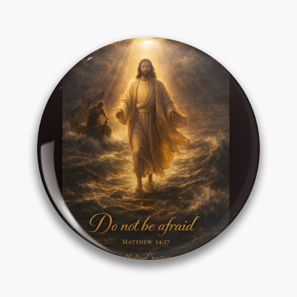Item preview, Jesus Walking on Water — Christian Art Print | Do Not Be Afraid | Matthew 14:27 | AbidingCreatives designed and sold by AbidingCreatives.