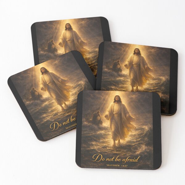 Item preview, Jesus Walking on Water — Christian Art Print | Do Not Be Afraid | Matthew 14:27 | AbidingCreatives designed and sold by AbidingCreatives.