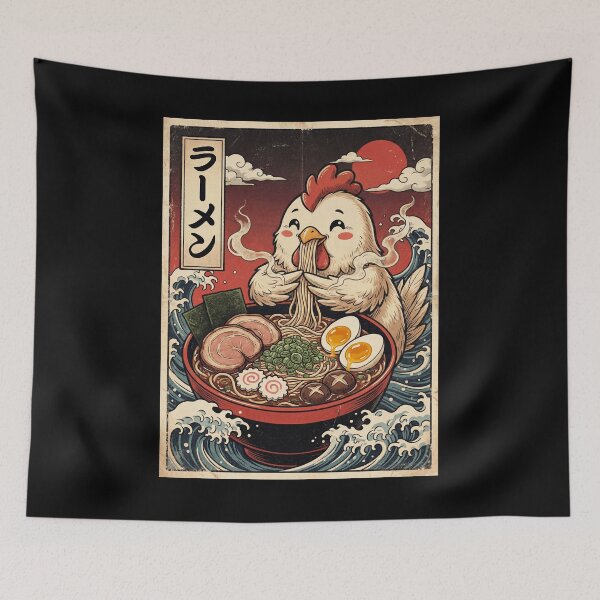 Item preview, Vintage Chicken Ramen Japanese Kawaii Anime Animal Lover designed and sold by TerryConnells.