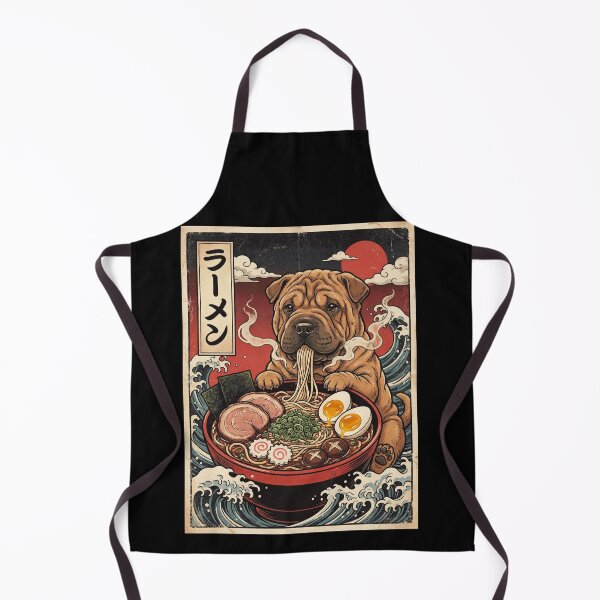 Item preview, Vintage Chinese Shar Pei Ramen Japanese Kawaii Anime Dog Lover designed and sold by TerryConnells.