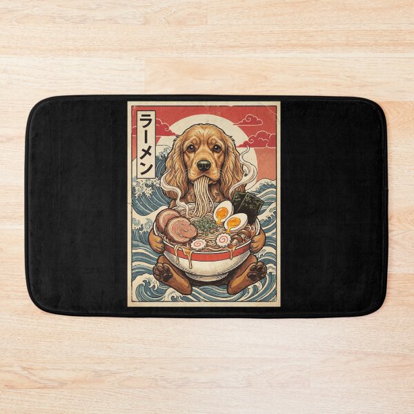 Item preview, Vintage Cocker Spaniel Ramen Japanese Kawaii Anime Dog Lover designed and sold by TerryConnells.
