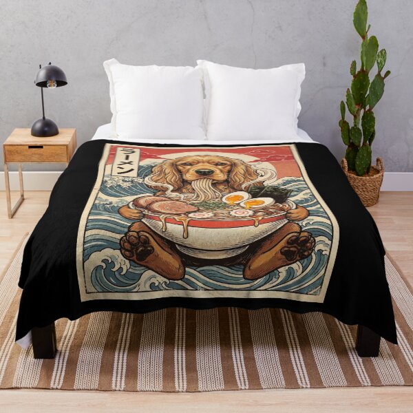 Item preview, Vintage Cocker Spaniel Ramen Japanese Kawaii Anime Dog Lover designed and sold by TerryConnells.