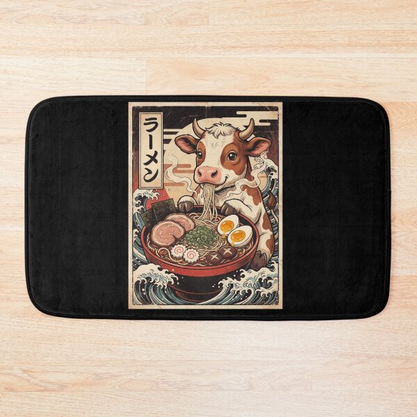 Item preview, Vintage Cow Ramen Japanese Kawaii Anime Animal Lover designed and sold by TerryConnells.