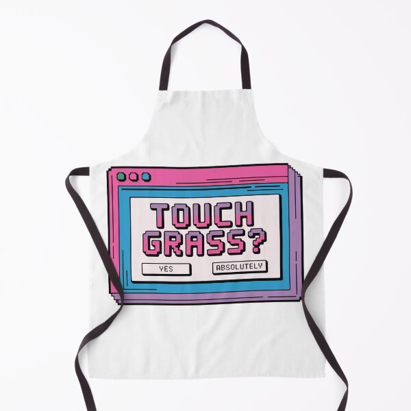 Item preview, Touch Grass Retro Pixel Art Digital Detox designed and sold by PixelWaveBD.