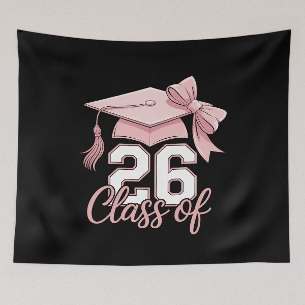Item preview, Pink Coquette Bow Senior Class of 2026 Senior Girls designed and sold by RonnasJackson.