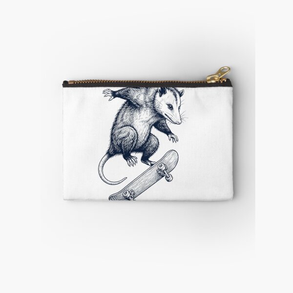 Item preview, Vintage Opossum Skateboarding Skate Animal Lover designed and sold by DoodleTortle.