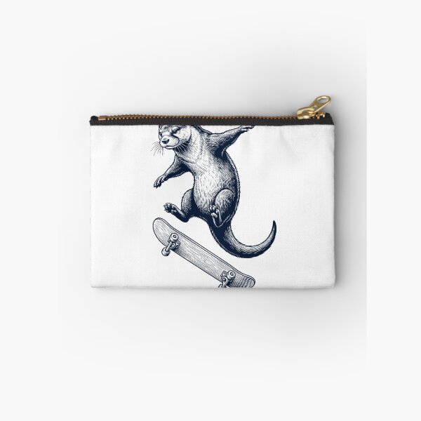 Item preview, Vintage Otter Skateboarding Skate Animal Lover designed and sold by DoodleTortle.