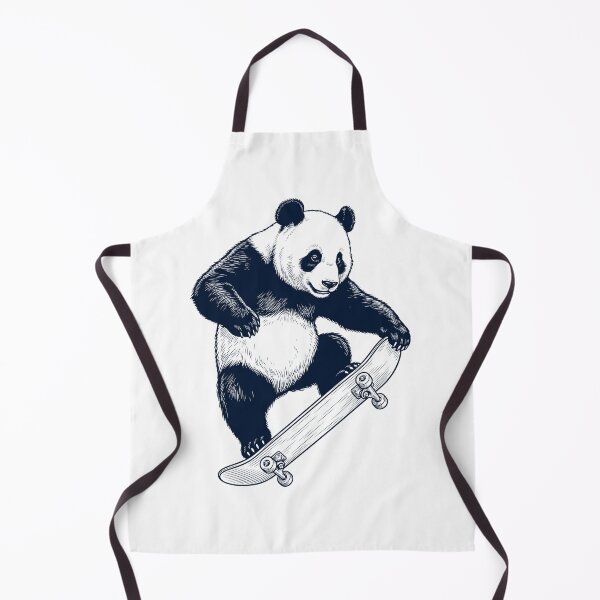 Item preview, Vintage Panda Skateboarding Skate Animal Lover designed and sold by DoodleTortle.