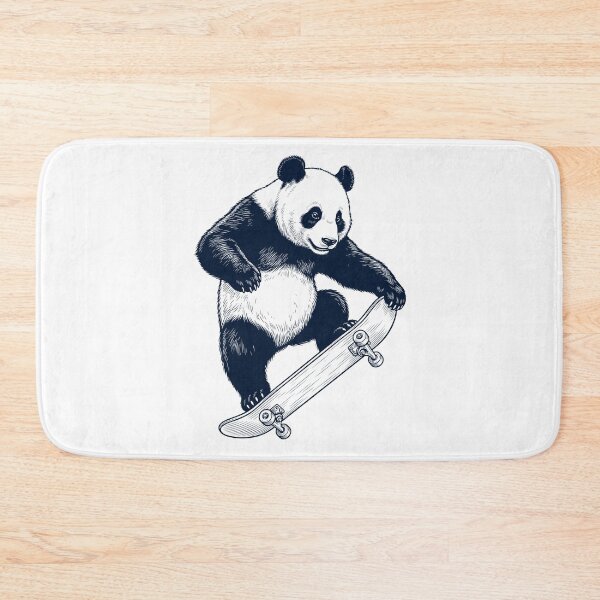 Item preview, Vintage Panda Skateboarding Skate Animal Lover designed and sold by DoodleTortle.