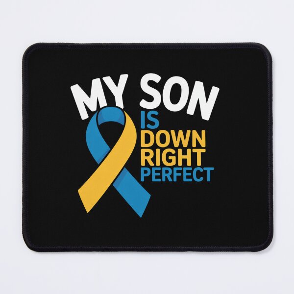 Item preview, Mom Dad Ribbon World Down Syndrome Day designed and sold by RonnasJackson.