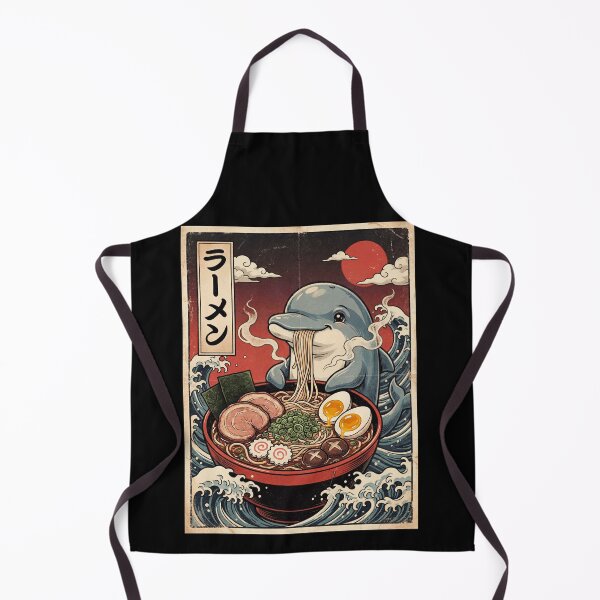 Item preview, Vintage Dolphin Ramen Japanese Kawaii Anime Animal Lover designed and sold by TerryConnells.