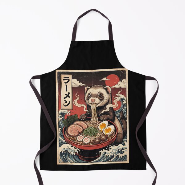Item preview, Vintage Ferret Ramen Japanese Kawaii Anime Animal Lover designed and sold by TerryConnells.