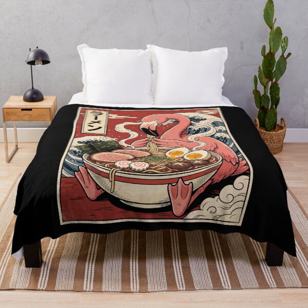 Item preview, Vintage Flamingo Ramen Japanese Kawaii Anime Animal Lover designed and sold by TerryConnells.