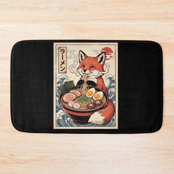 Item preview, Vintage Fox Ramen Japanese Kawaii Anime Animal Lover designed and sold by TerryConnells.